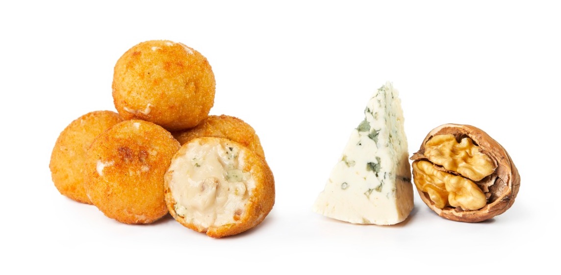 Croquetas de queso y nueces (12 uds)